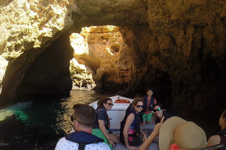 Tour naar binnen in de grotten / grotten de Ponta da Piedade - Lagos