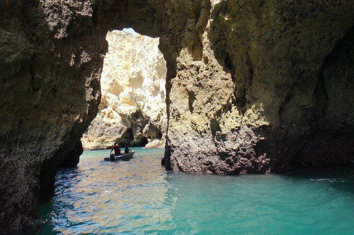 Tour naar binnen in de grotten / grotten de Ponta da Piedade - Lagos