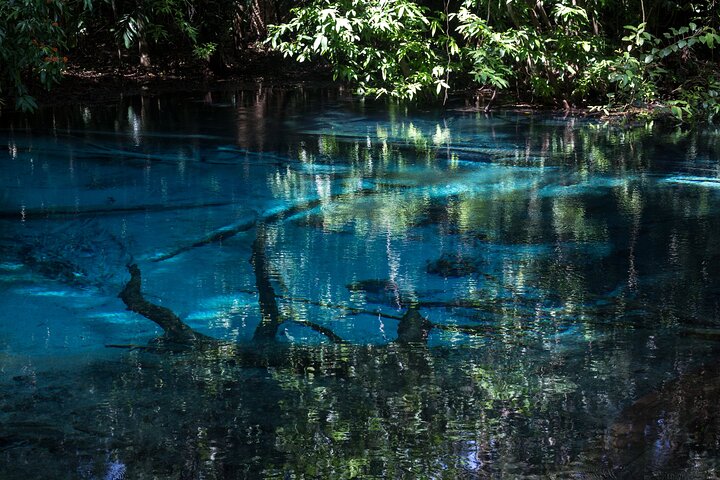 Krabi: Tiger Cave, Emerald Pool og Hot Springs lille gruppe tur