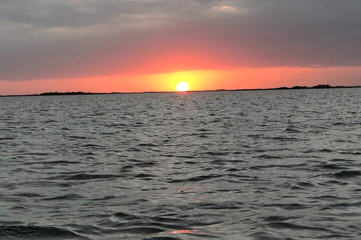 Privat Dolphin Watch och Sunset Boat Tour Port Aransas Texas