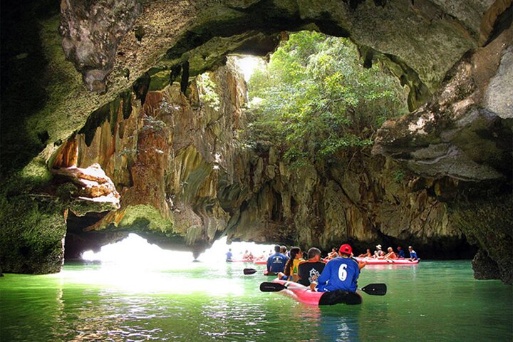 Tour avventura dell'isola di James Bond da Khao Lak con canoa e pranzo in mare