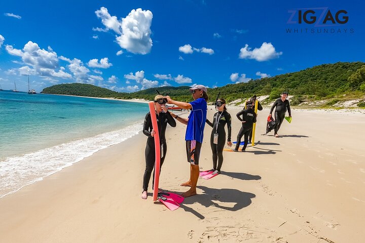 Snorkel & Whitehaven Beach Eco Cruise, Lunch | Från Airlie Beach