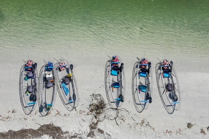 Klar kajakktur i Shell Key Preserve og Tampa Bay-området