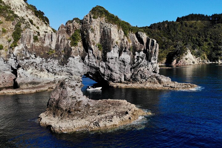 Aventuras nas cavernas do mar no Coromandel