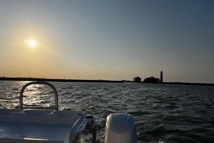 Privat Dolphin Watch och Sunset Boat Tour Port Aransas Texas