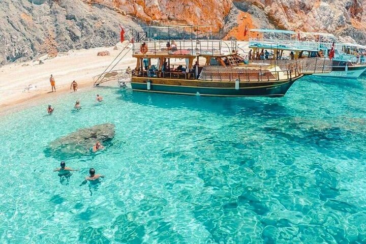 ''Turkiska Maldiverna'' Båttur Adrasan-Suluada ö från Antalya