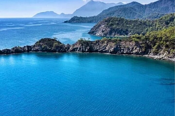 ''Turkiska Maldiverna'' Båttur Adrasan-Suluada ö från Antalya
