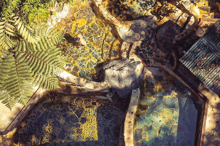 Esperienza di sorgenti termali naturali e visita un autentico mercato Maya