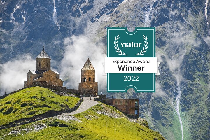 Højdepunkter i Kaukasus-bjergene-Jinvali, Ananuri, Gudauri, Kazbegi (gruppetur)
