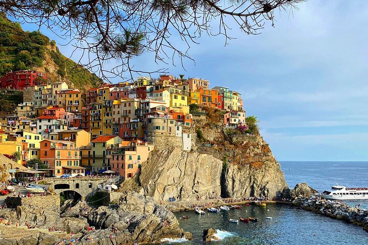 Afslappende bådtur med aperitif i Cinque Terre