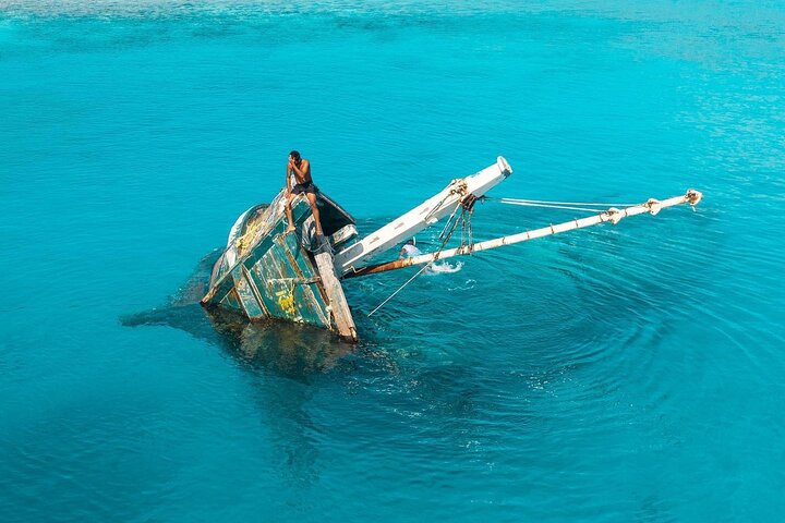 Maafushi: relitto di nave e snorkeling con lo squalo nutrice con osservazione dei delfini
