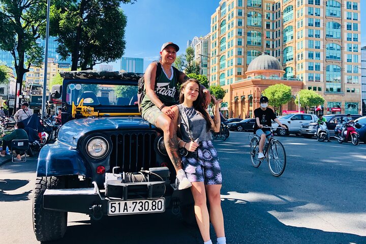 Ho Chi Minh City Private Half-Day Tour by U.S Army Jeep