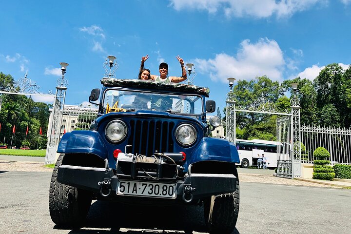 Ho Chi Minh City Private Half-Day Tour by U.S Army Jeep