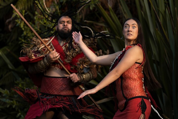 Expérience culturelle et cuisine maorie de saison au Te Pā Tū