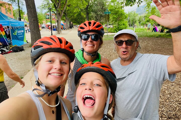La mejor visita guiada familiar en bicicleta eléctrica para grupos pequeños en Boulder, Colorado
