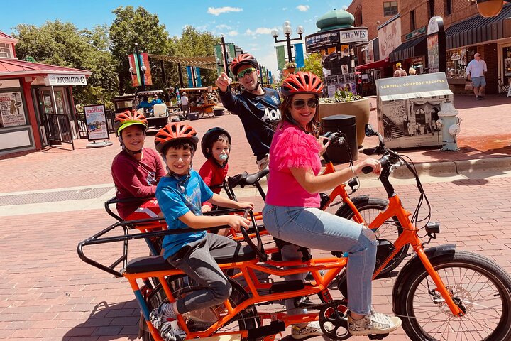 La mejor visita guiada familiar en bicicleta eléctrica para grupos pequeños en Boulder, Colorado