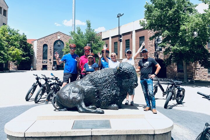 La mejor visita guiada familiar en bicicleta eléctrica para grupos pequeños en Boulder, Colorado