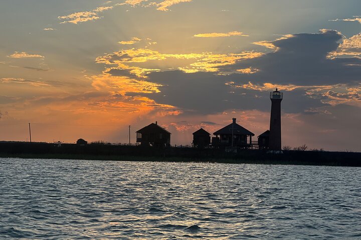 Privat Dolphin Watch och Sunset Boat Tour Port Aransas Texas