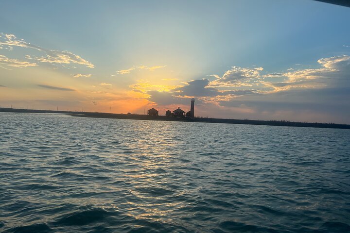 Privat Dolphin Watch och Sunset Boat Tour Port Aransas Texas