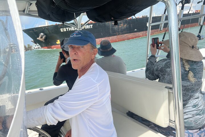 Privat Dolphin Watch och Sunset Boat Tour Port Aransas Texas