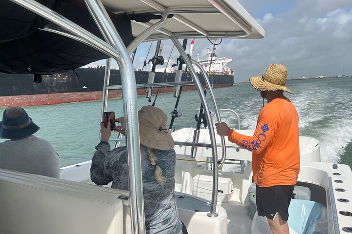 Privat Dolphin Watch och Sunset Boat Tour Port Aransas Texas