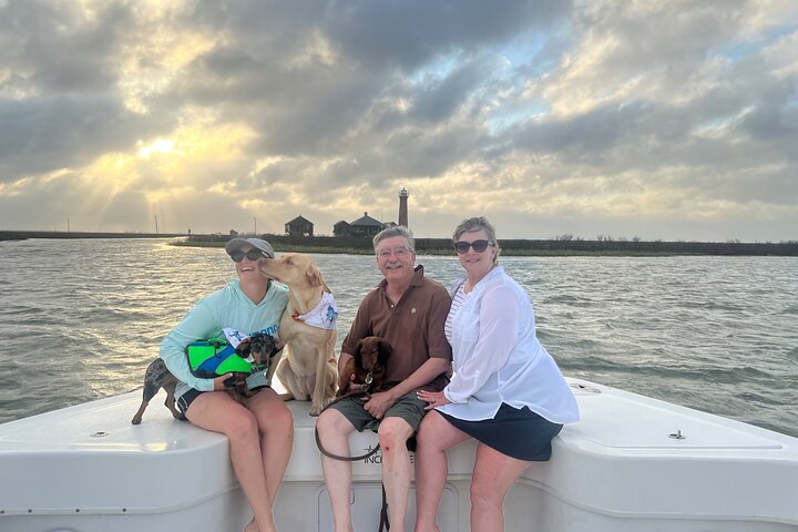 Privat Dolphin Watch och Sunset Boat Tour Port Aransas Texas