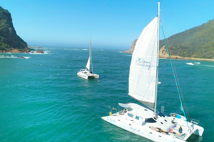 Knysna Sunset Sailing Cruise med kaptensbiff Braai & Bubbly