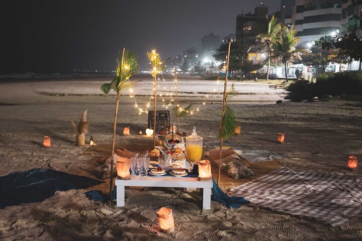 Piquenique Particular na praia de Bombinhas com Fotos