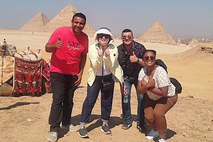 Tour privato di un'intera giornata: Piramidi di Giza, Sfinge, Saqqara e Dahshur