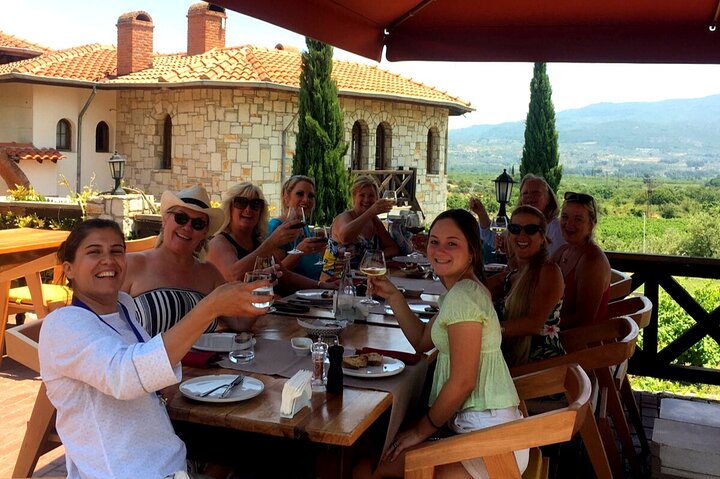 Tour privato di Efeso e degustazione di vini presso Boutique Winery & Lunch