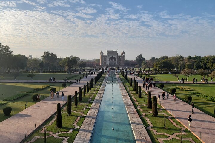 Von Delhi Taj Mahal Agra Ganztägige private Tour