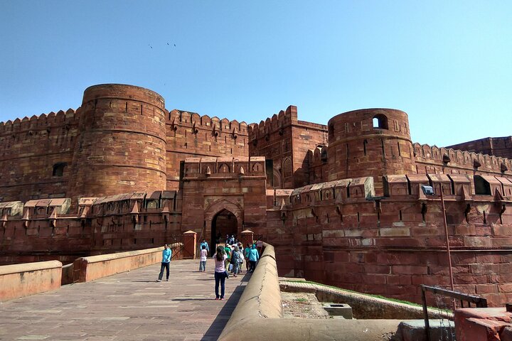 Von Delhi Taj Mahal Agra Ganztägige private Tour