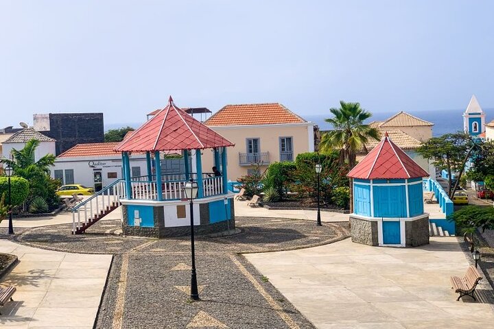 São Filipe-wandeltocht door het historische centrum en de markt
