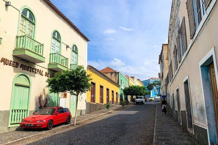 São Filipe-wandeltocht door het historische centrum en de markt
