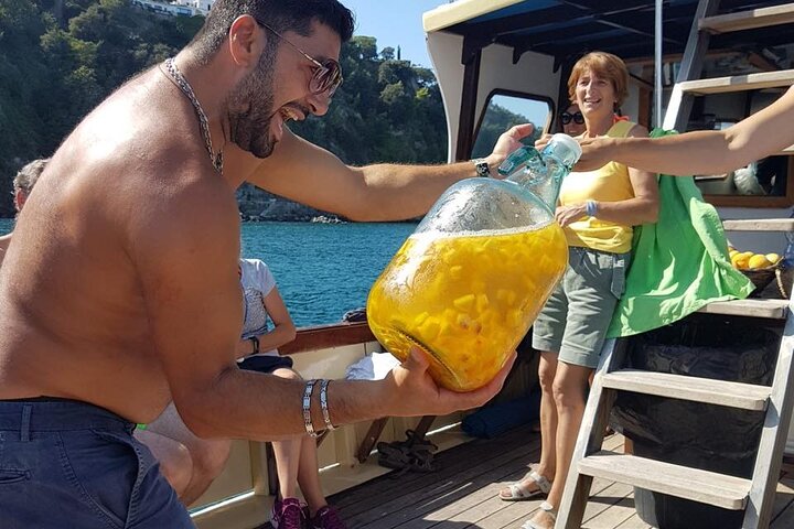 Rundvisning på øen Ischia med båd med frokost og svømning