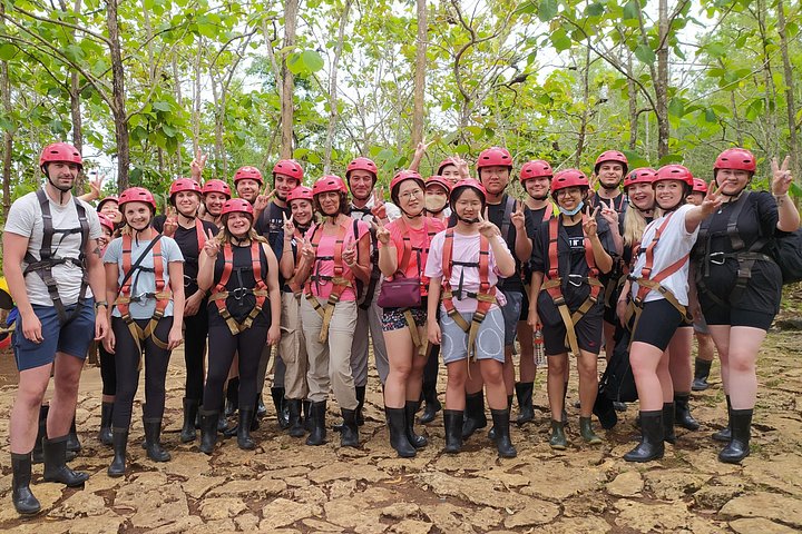 Jomblang grotta med grottan Pindul River Tubing en dags tur
