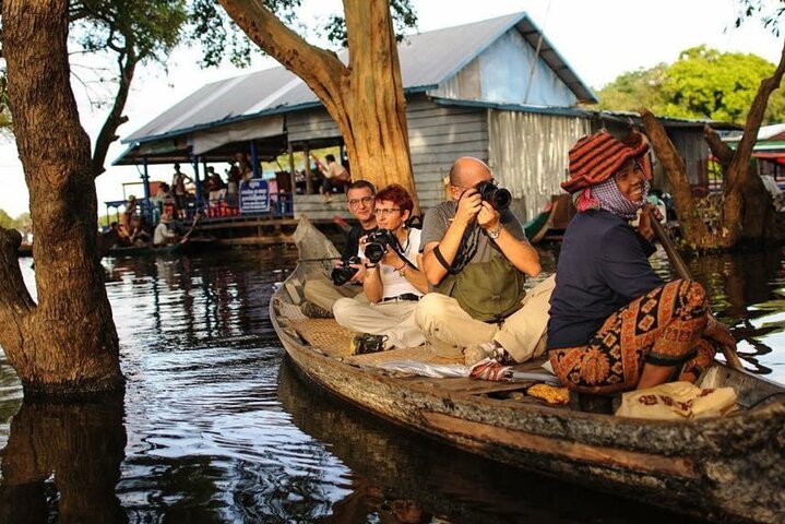 Kompong Phluk flytende landsby halvdagstur ( morgen / solnedgang )