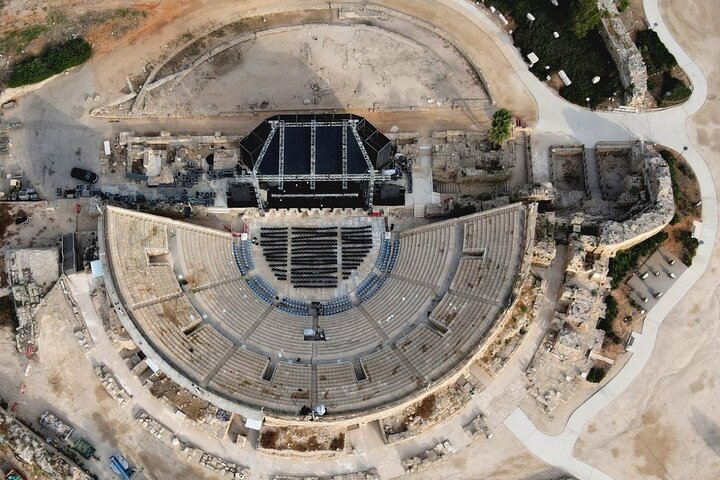 Caesarea, Haifa, Akko og Rosh Hanikra privat tur fra Tel Aviv