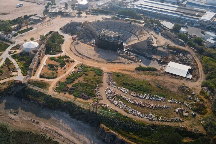 Caesarea, Haifa, Akko og Rosh Hanikra privat tur fra Tel Aviv