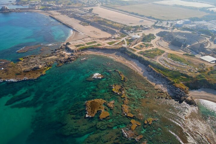 Caesarea, Haifa, Akko og Rosh Hanikra privat tur fra Tel Aviv