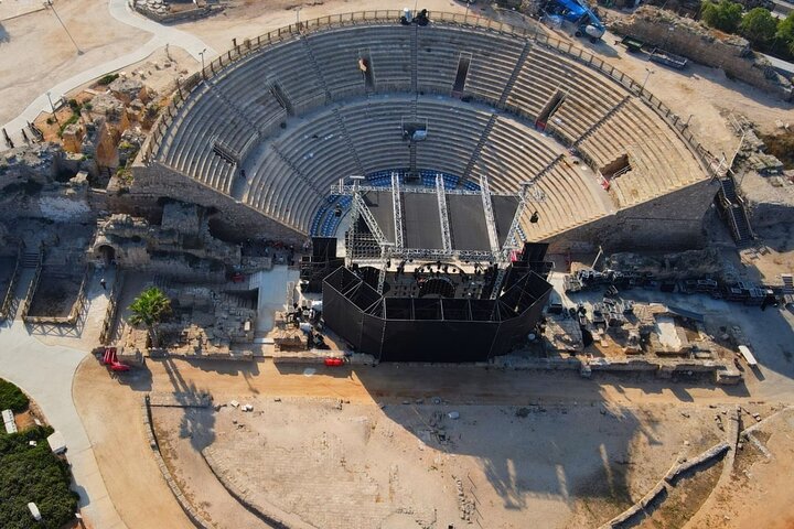 Caesarea, Haifa, Akko og Rosh Hanikra privat tur fra Tel Aviv