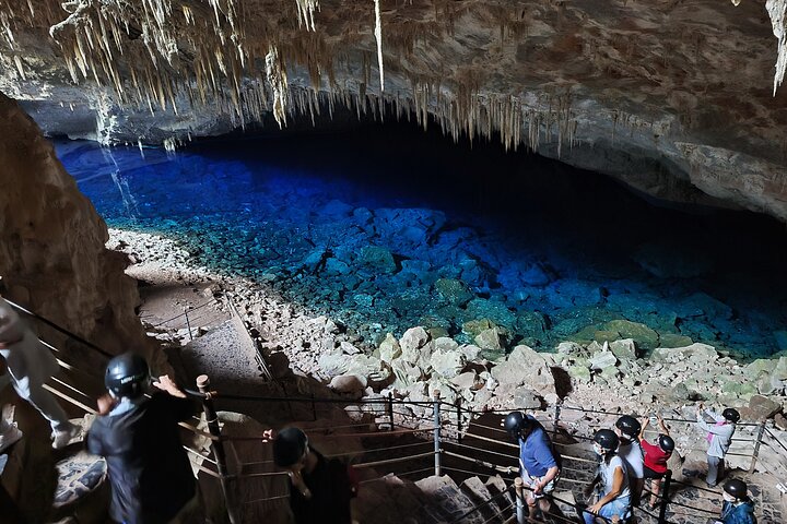 Führte Tour zur Blue Lake Grotto von Bonito mit Hoteltransfers