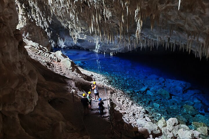 Führte Tour zur Blue Lake Grotto von Bonito mit Hoteltransfers