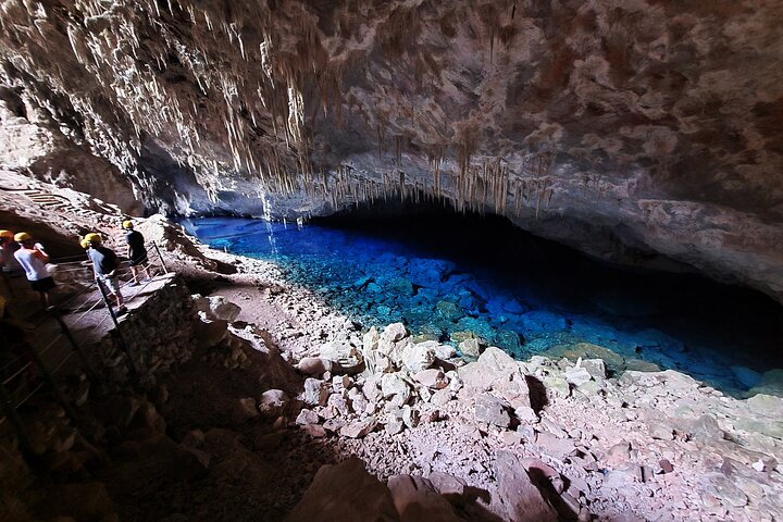 Führte Tour zur Blue Lake Grotto von Bonito mit Hoteltransfers