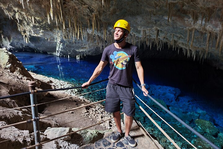 Führte Tour zur Blue Lake Grotto von Bonito mit Hoteltransfers