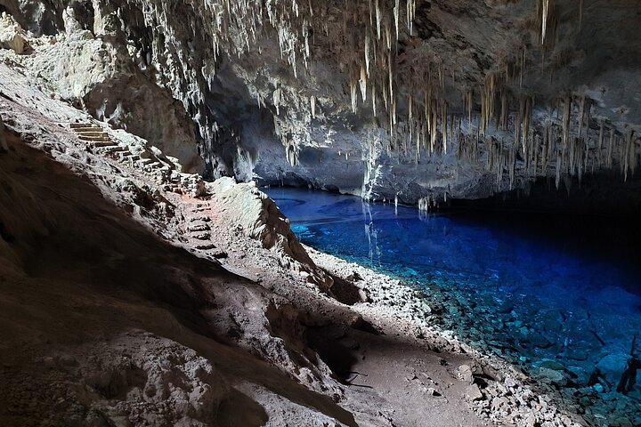 Führte Tour zur Blue Lake Grotto von Bonito mit Hoteltransfers
