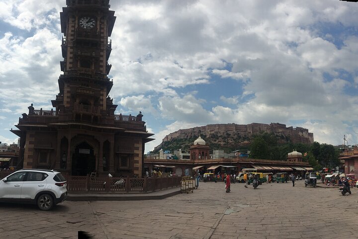 Tour privado a pie por la ciudad azul de Jodhpur con guía