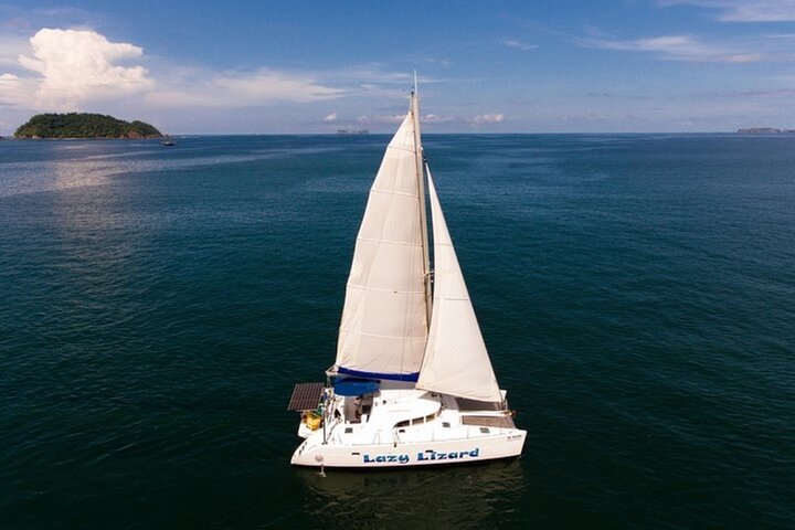 Sunset Catamaran & Snorkeling Tour in Playa Flamingo