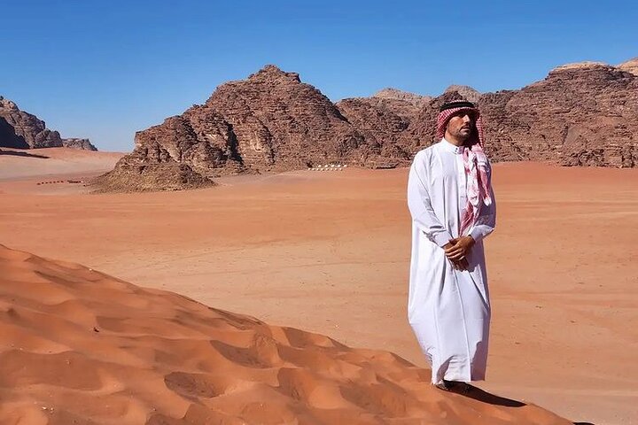 Excursion d'une journée en jeep dans le désert de Wadi Rum