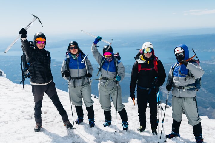 Attività di un'intera giornata sull'ascesa del vulcano Villarrica